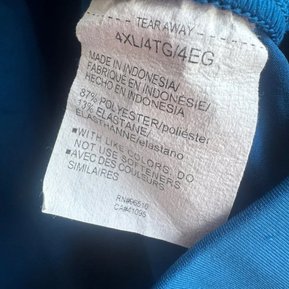 Under Amour Fitted Blue Pockets Pull On Pants Women's Size 4XL